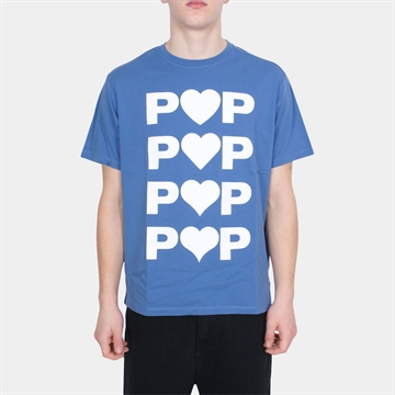 Pop Trading Company Hearts T-shirt Dutch Blue
